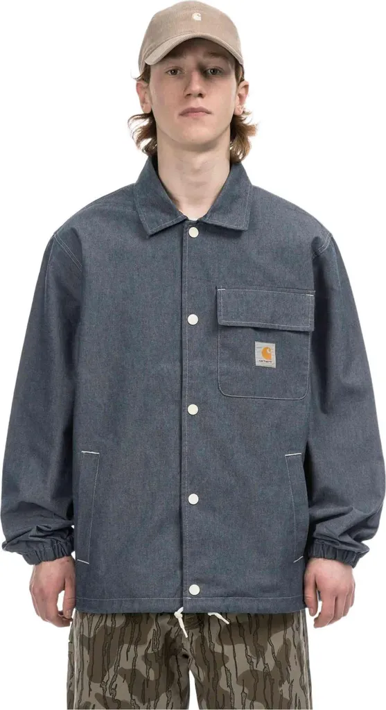 Chemise de Travail Urbaine Carhartt WIP Bleue Taille L, Look Casual