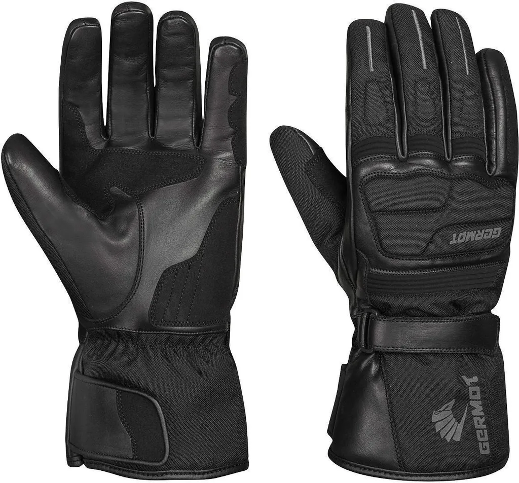 Gants Barrow de Germot Noir-8 : Finissez-en avec la Fatigue des Mains à Moto