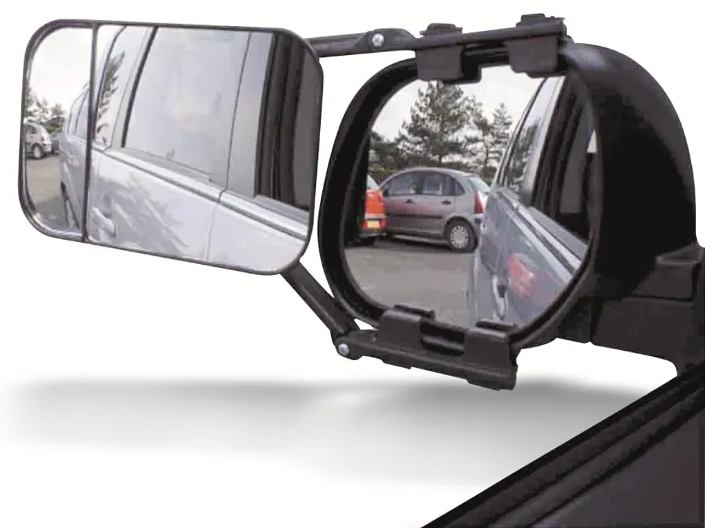 Miroir de caravane à double fixation stable - Large champ de vision HD - 10