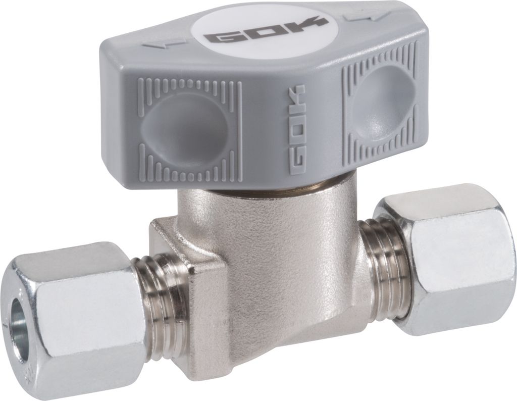GOK Schnellverschluss Ventil , Grösse:RVS 12 x RVS 12