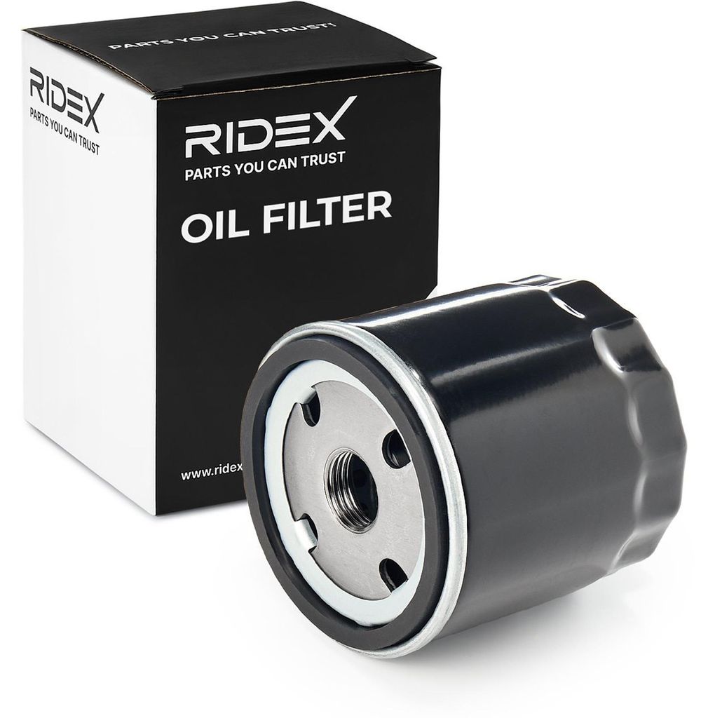 Ölfilter RIDEX 7O0016 Anschraubfilter für VW Golf VII Produktbild 