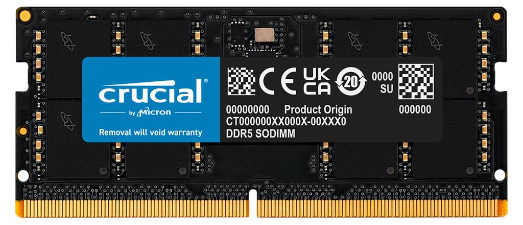 Crucial CT32G56C46S5 memoria 32 GB 1 x 32 GB DDR5 5600 MHz Immagine del prodotto 