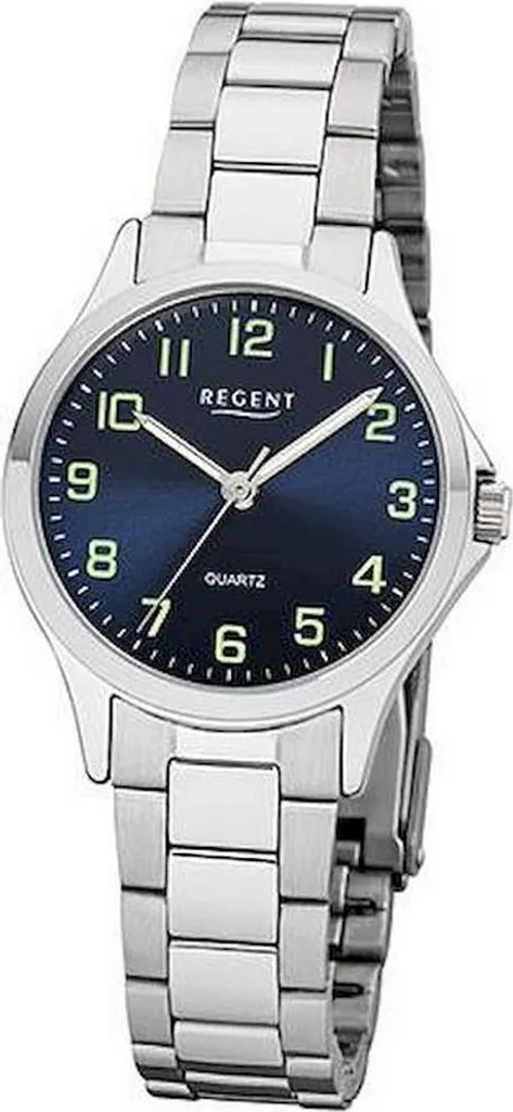 Montre Regent argentée en alliage léger et robuste pour femme