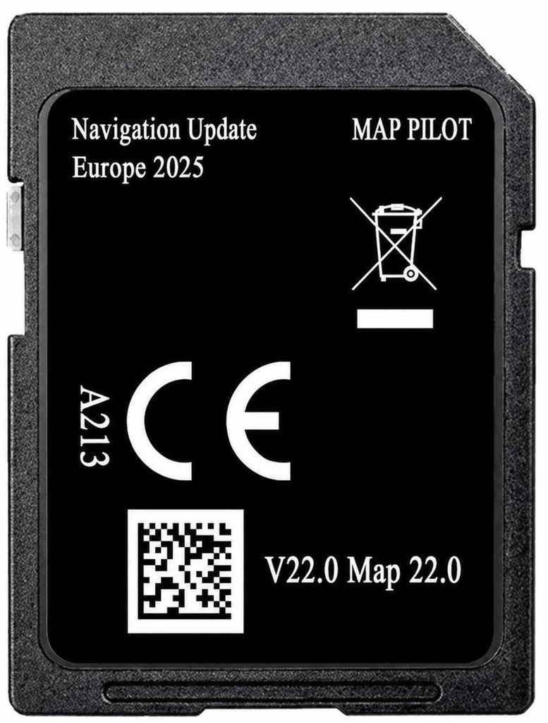 Scheda SD per navigazione GPS Europa 2025 v22 - A2139069510 Immagine del prodotto 