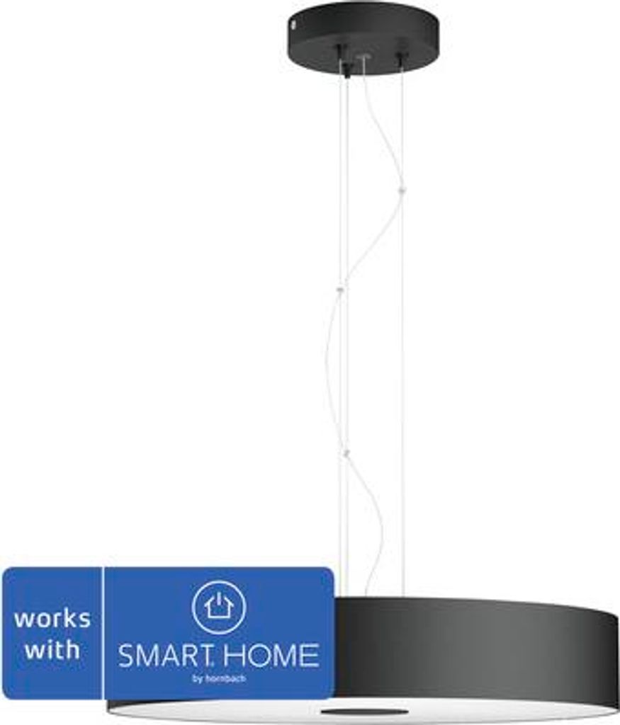 Philips Hue White ambience Fair Pendelleuchte schwarz + Produktbild 