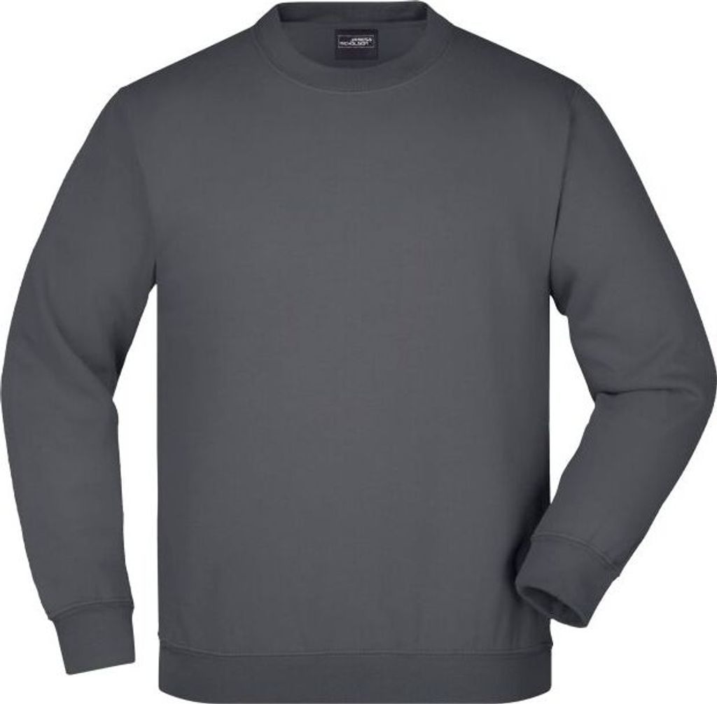 Klassisches Komfort Rundhals-Sweatshirt carbon, Gr. XXL Produktbild 