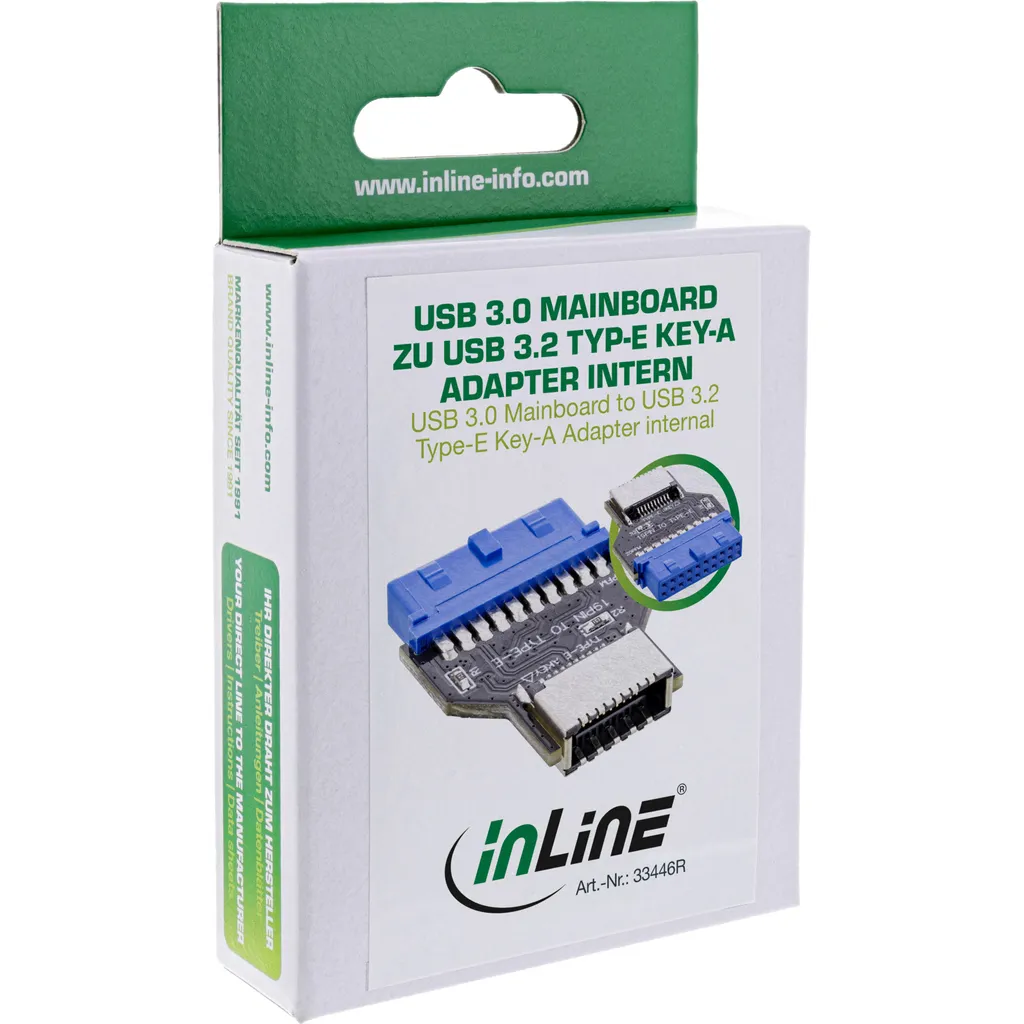 Solution InLine 33446R pour Port USB-C Frontal Inactif sur PC Fixe