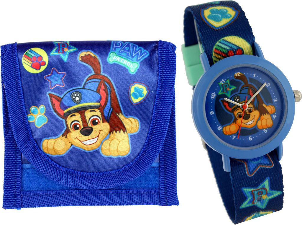 PAW Patrol Kinderarmbanduhr mit Textilarmband und Produktbild 