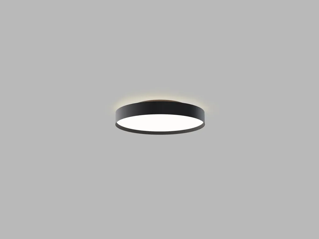 Plafonnier LED Puissant Noir TORO 40 pour En finir avec les Pièces Sombres
