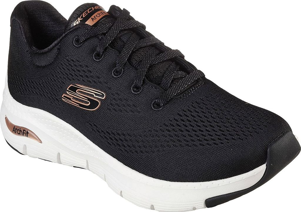 Skechers Arch Fit - Big Appeal - Schwarz / Rose Gold Textil Größe: 37 Normal