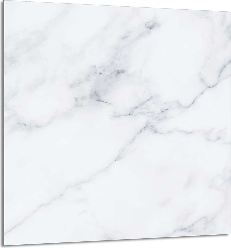 GLASPLATTE FÜR KÜCHE 60x65 Marmor