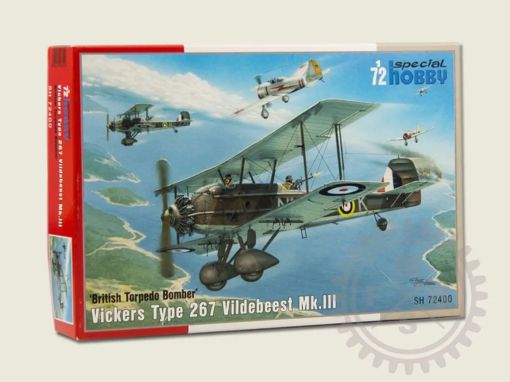 Maquette Vickers Vildebeest Mk.III Special Hobby 1/72 pour passionné