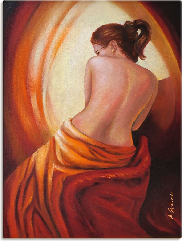 ARTland Leinwandbild Weiblichkeit im Licht Größe: 30x40 cm