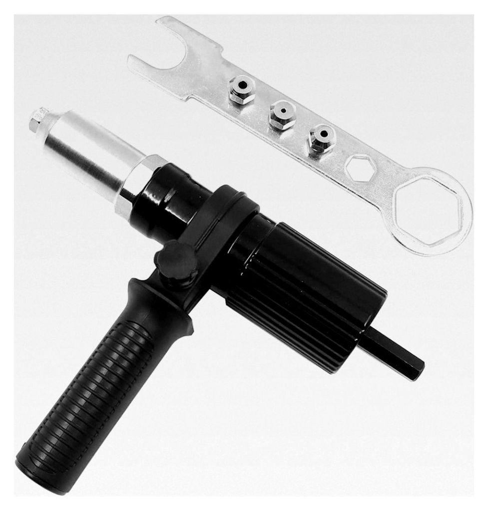 Elektrischer Nietpistolenadapter mit rutschfestem Griff für professionelle Anwendungen