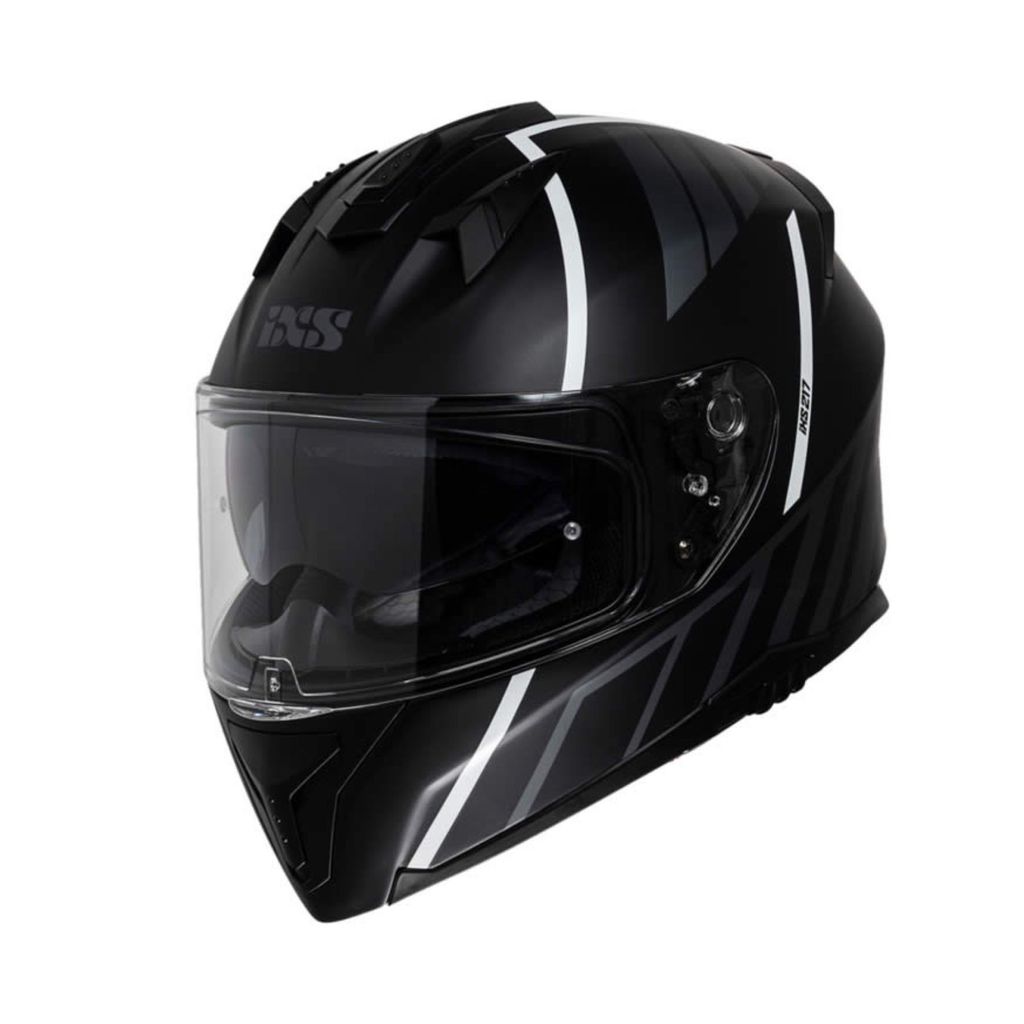 iXS Integralhelm iXS217 2.0 matt schwarz-weiss M