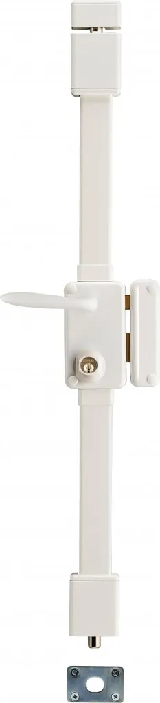 Serrure 3 points en applique blanche Thirard Beluga pour porte d'entrée