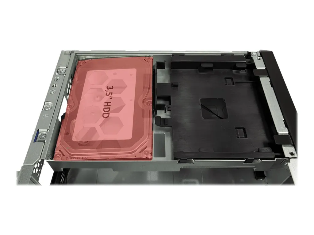 Boîtier Desktop Inter-Tech S-331 Noir - Format Idéal pour Bureau et HTPC