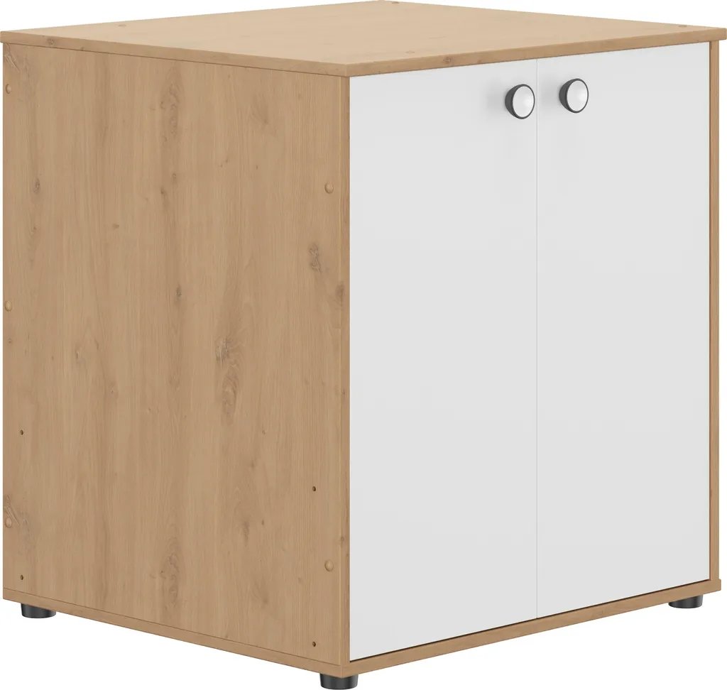 Petit espace ? Lit surélevé Arthur chêne et blanc, la solution gain place - 10