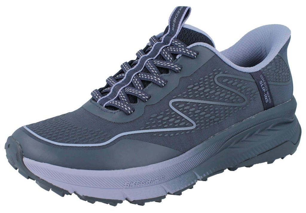 SKECHERS Slip-ins Damen Sneaker blau Textil -  Größe: 41 Produktbild 