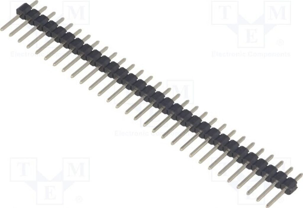 10x Stiftleiste PIN: 30 THT männlich gerade Stift 2,54mm 1x30 DS1021-1*30SF11 Stif