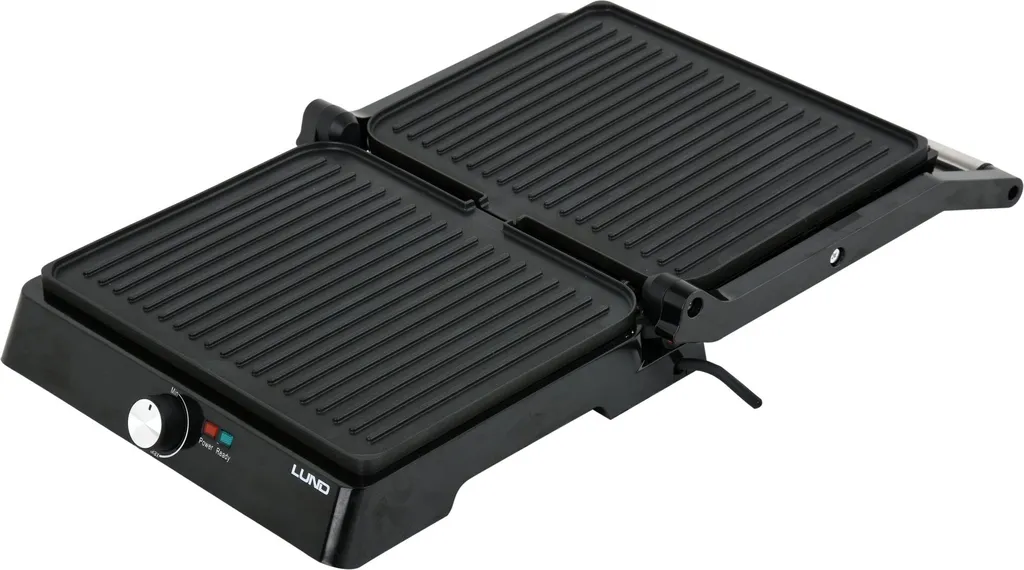 Barbecue électrique 2000W avec grille de table 29x23 cm - Cuisson Rapide