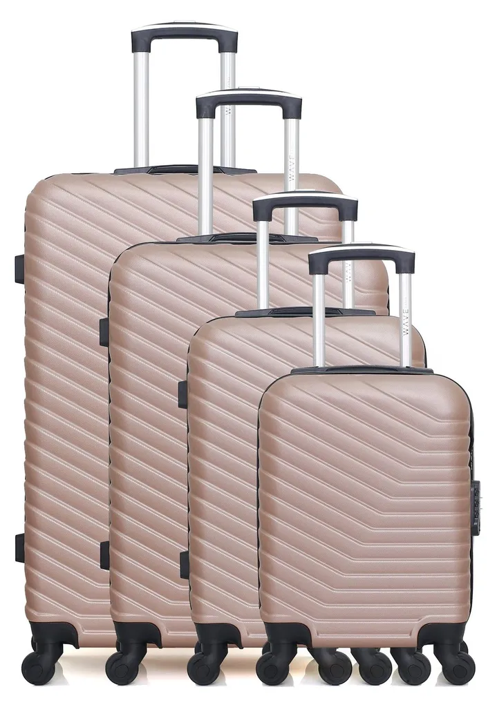 Bagages Wave Paris Lena-M Set de 4 Valises Incassables pour l'Avion