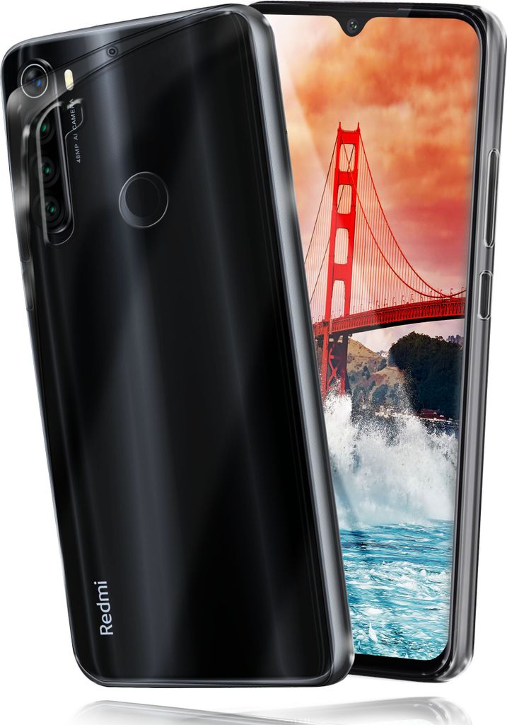 AERO-Case für Xiaomi Redmi Note 8, Farbe:Crystal-Clear