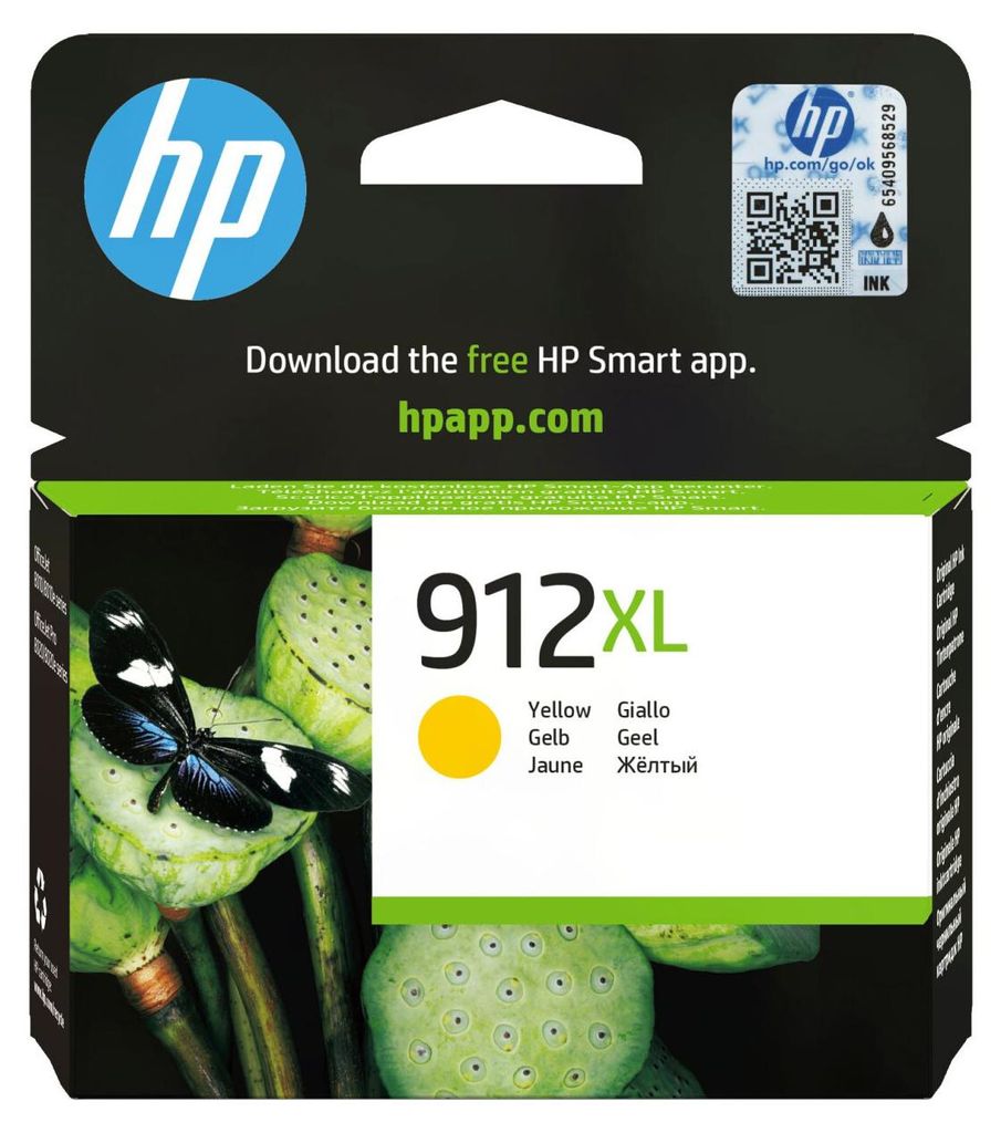 HP 912XL Gelb Original Druckerpatrone mit hoher Reichweite, Produktbild 