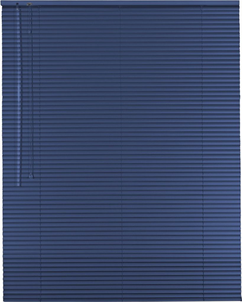 Alu Jalousie Aluminiumjalousie 205 x 230 cm blau Rollo Jalousette Bedienseite links