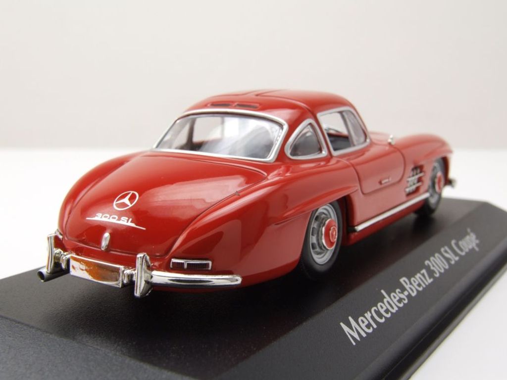 1955 Mercedes-Benz 300 Sl Coupé W198 Argent 1:43 Maxichamps/Minichamps