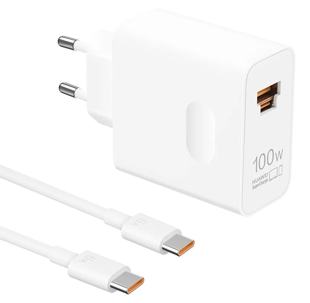 Fini la charge lente avec le chargeur Huawei SuperPower 100W blanc rapide