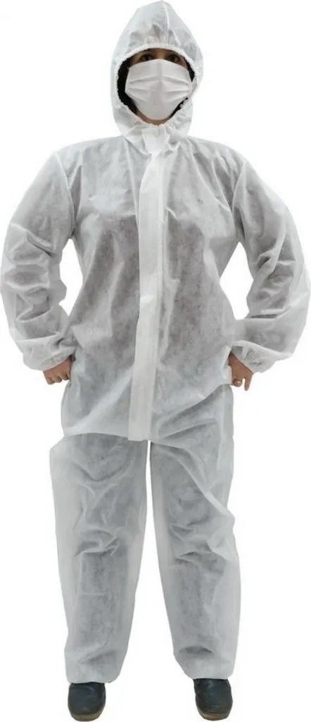 Combinaison polypropylène 100% avec capuche : Protection intégrale M/L