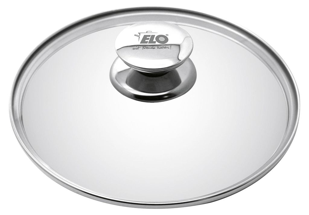 ELO Couvercle en verre Galant Ø20cm avec bord en acier Image du produit 