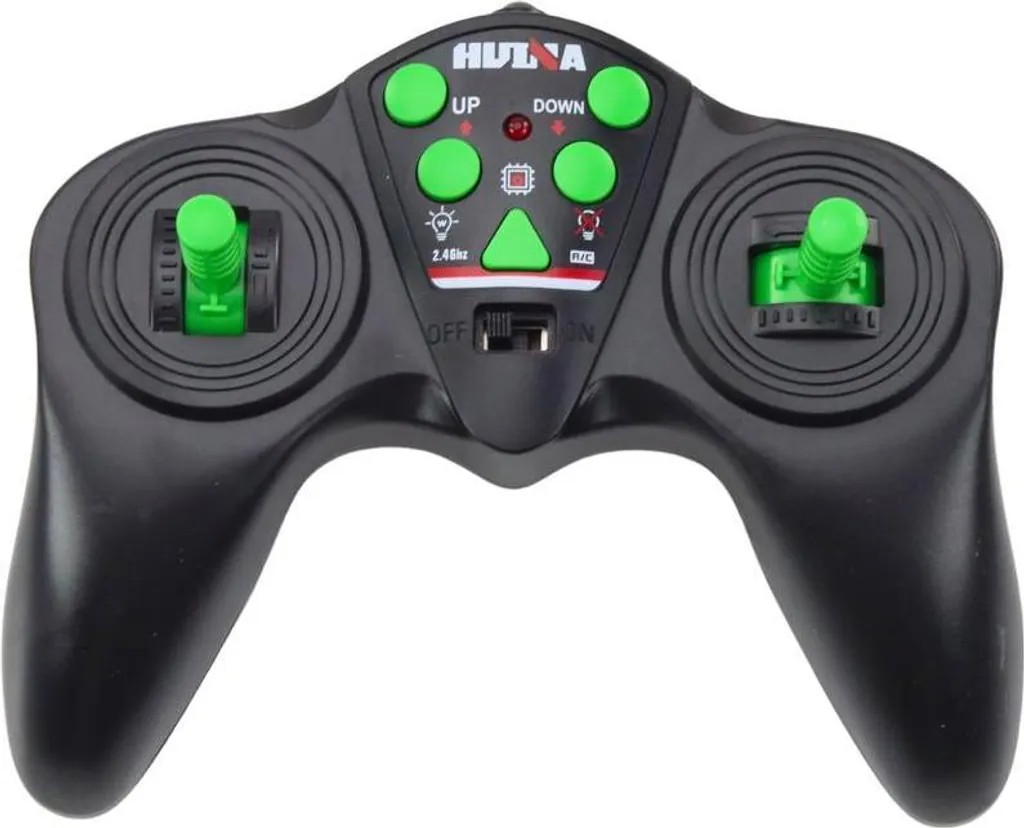 Camion benne télécommandé Rc 1:18 vert avec batterie rechargeable USB - 4