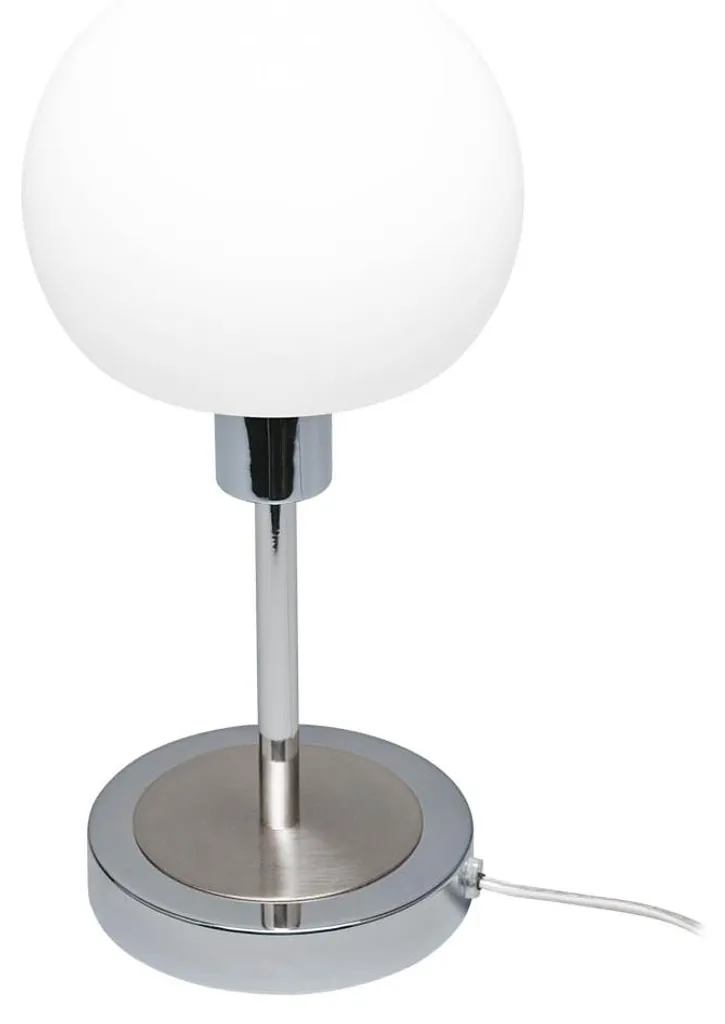 Lampe de table LED 4.8W CAVE TB-92039-CH Italux en métal chromé brillant