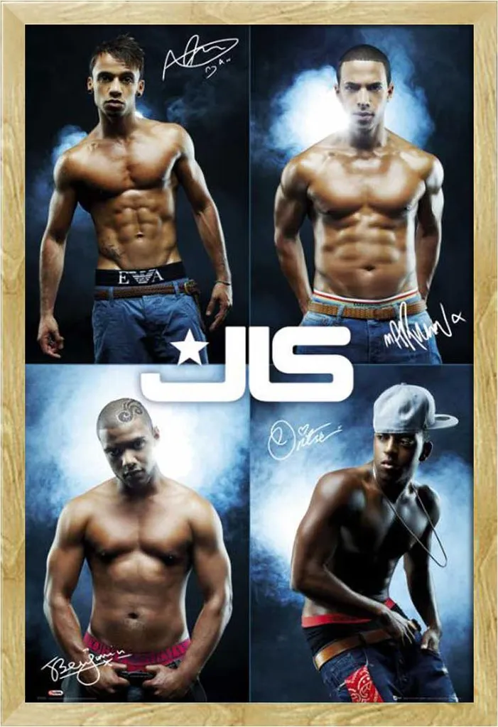 Offerta Set Poster JLS Topless e Cornice Shinsuke Faggio 61x91,5 - 1