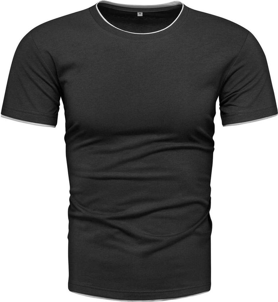 Recea Kurzarmhemd für Männer Hori schwarz XL