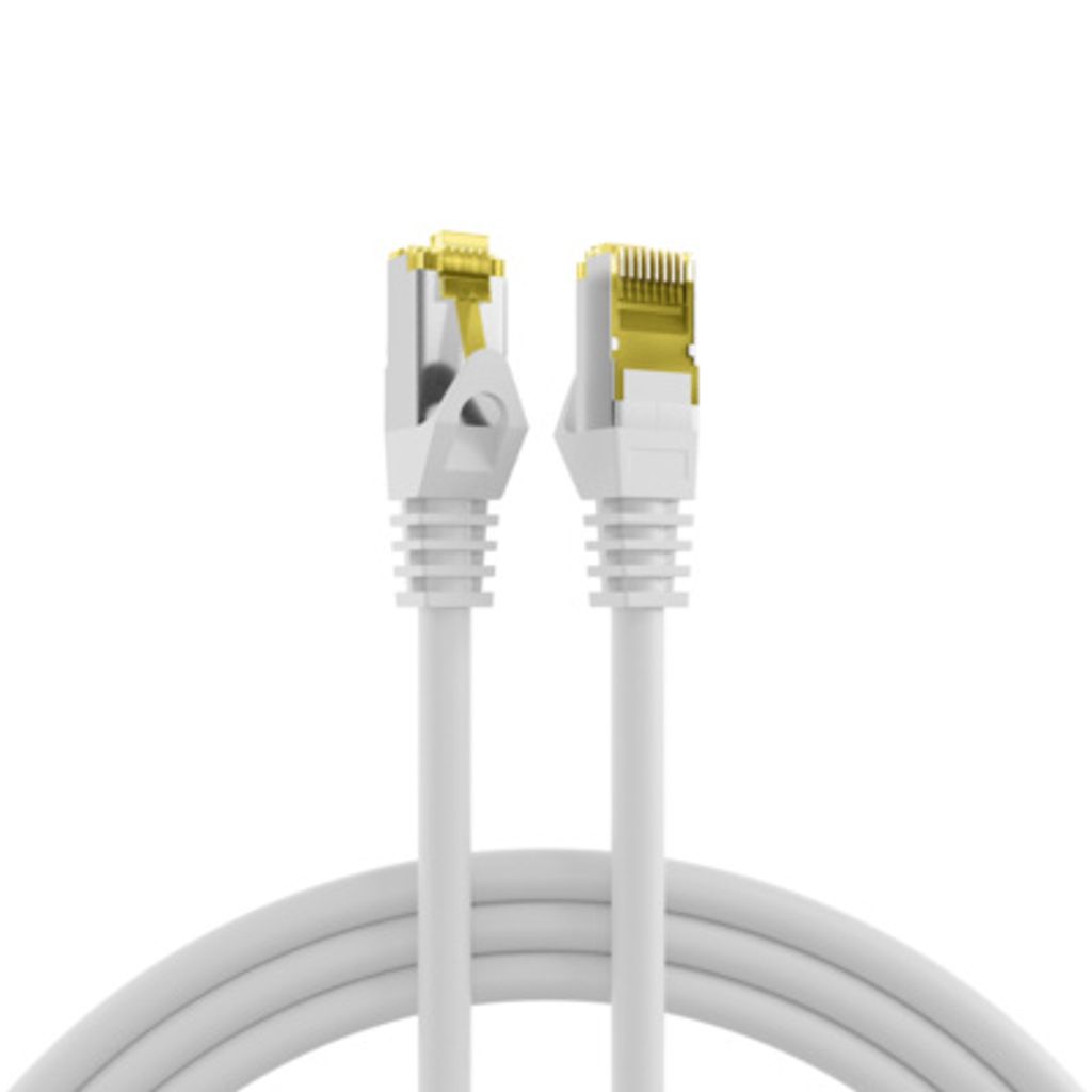EFB RJ45 Patchkabel S/FTP,Cat.6A,LSZH,Cat.7 Rohk.,25m,weiß