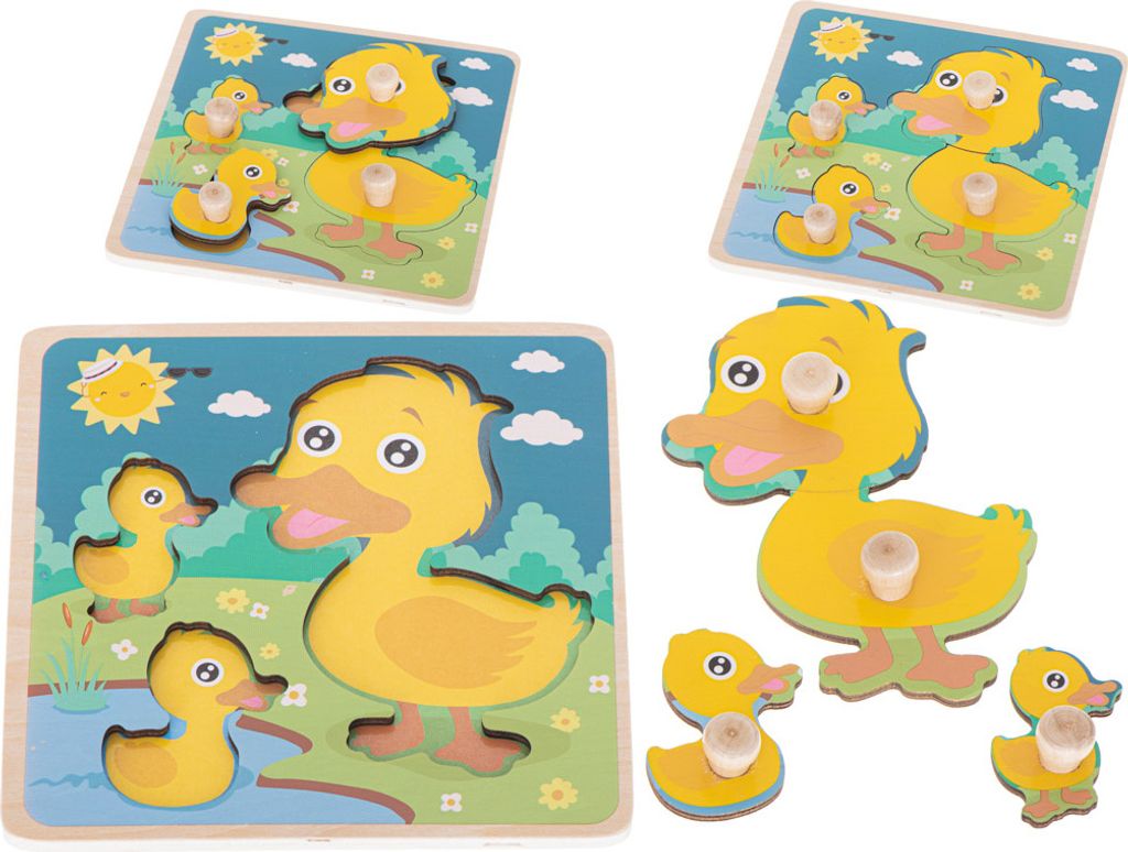 Holzpuzzle Ente Ente