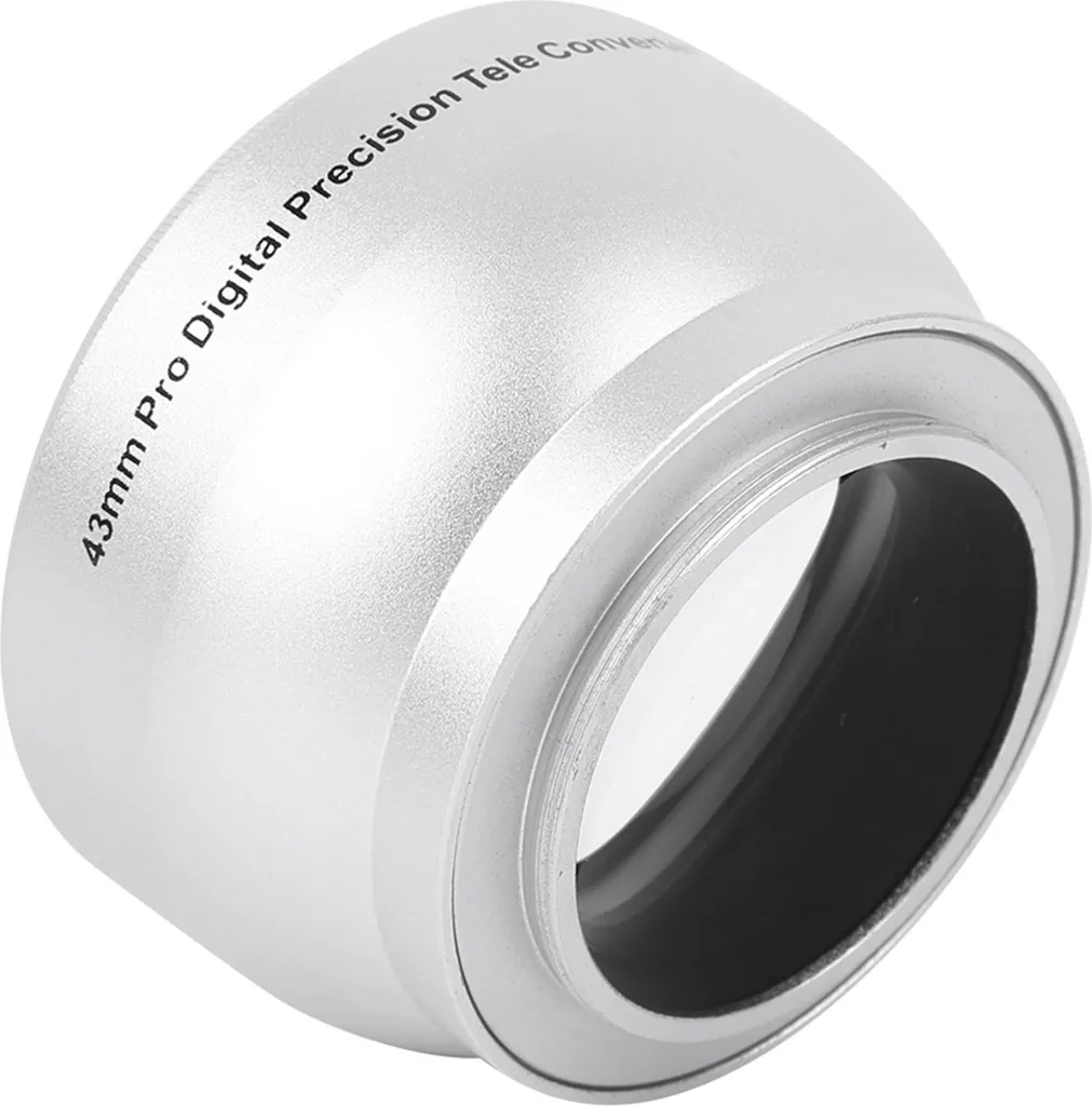 SUPER OFFERTA: Lente Tele 2x 43mm per Obiettivi 58mm - Ingrandimento HD