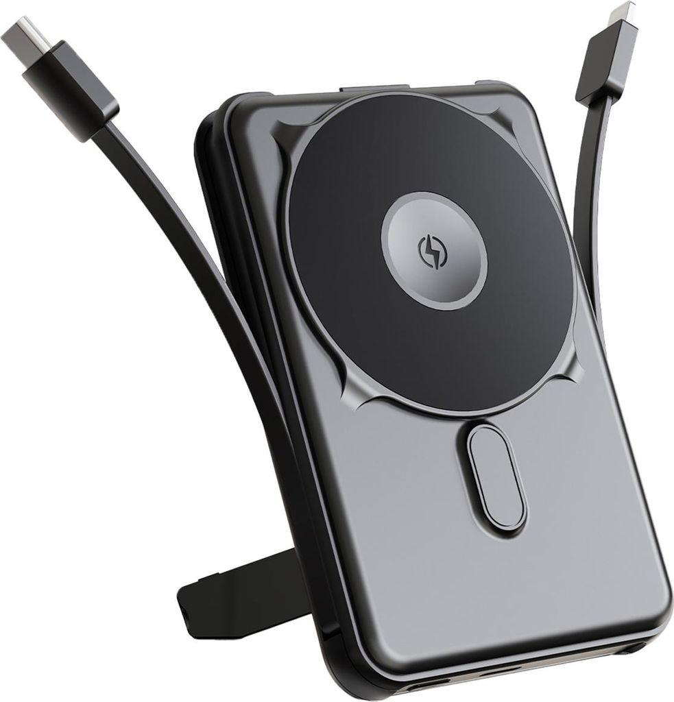 imoshion 4-en-1 MagSafe Powerbank avec support 10 000 mAh - Image du produit 