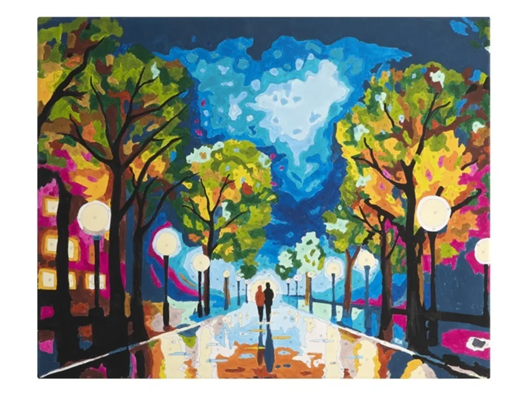 Peinture sur Numéro Facile Nassau 40x50 cm pour Débuter le Dessin