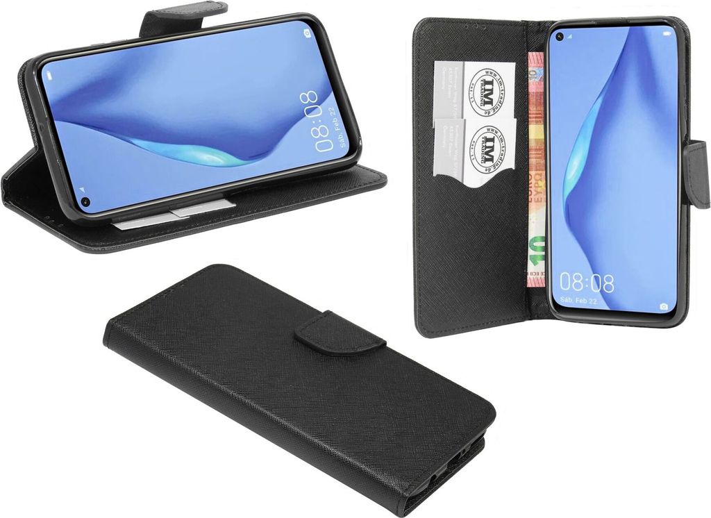 cofi1453® Buch Tasche "Fancy" kompatibel mit HUAWEI P40 Produktbild 