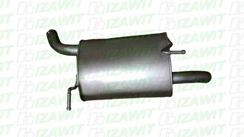IZAWIT 33.076 Endschalldämpfer für NISSAN X-TRAIL (T31) Auspuff