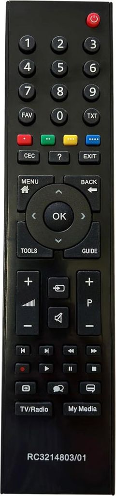 Ersatz TV Fernbedienung für Grundig 40VLE675BG Fernseher