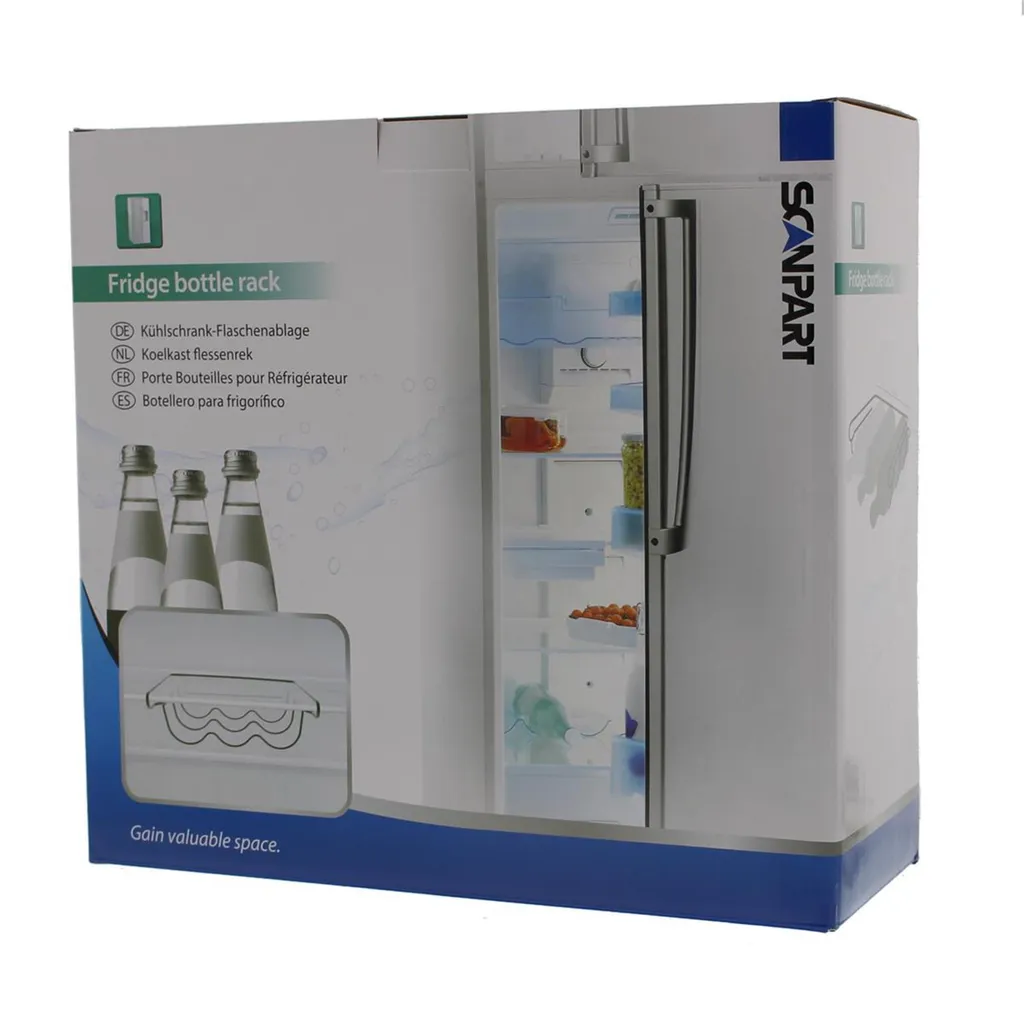 SCANPART Porte-bouteilles Réfrigérateur Universel - 1 Rack Robuste
