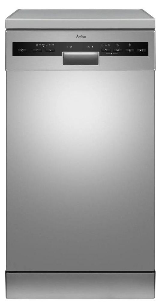 Amica - GSP 531 100 E - Stand-Geschirrspüler - Silber - 45 Produktbild 
