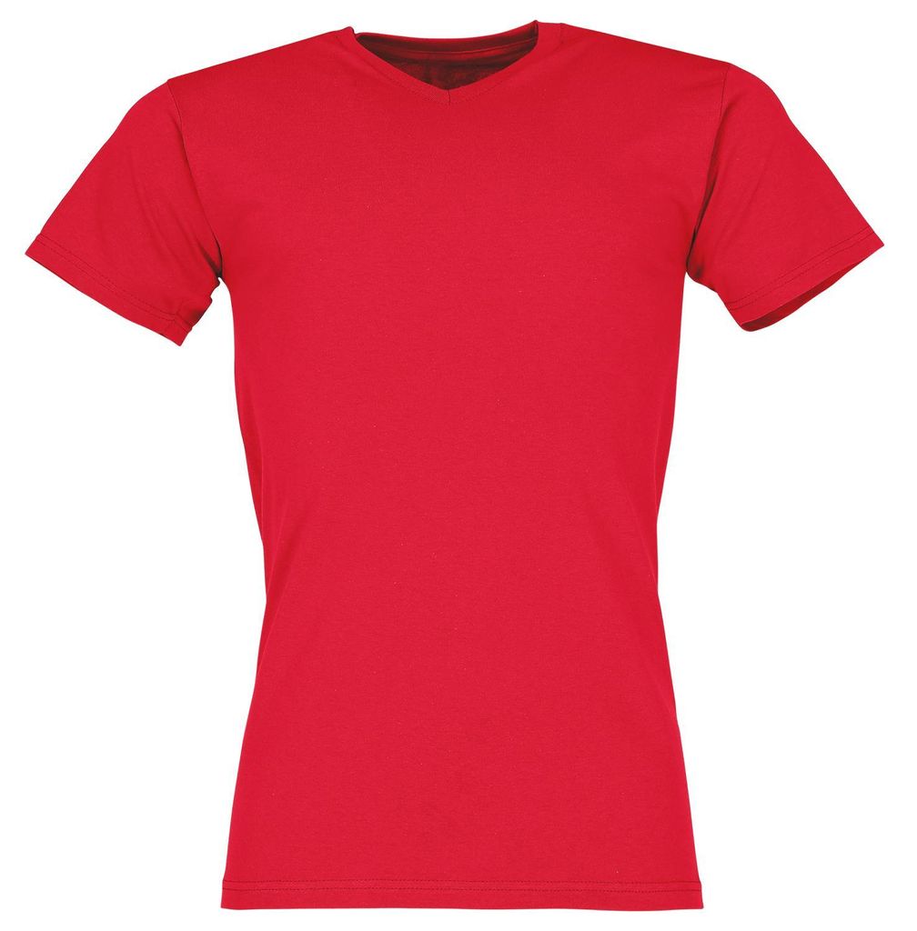 Fruit of the Loom Valueweight V-Neck T Farbe: rot Größe: S Produktbild 