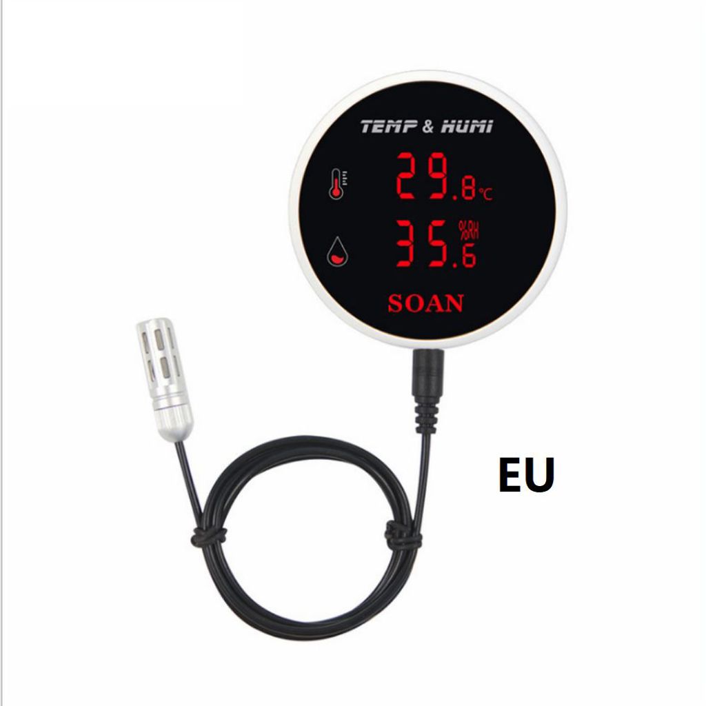 Tuya Smart WiFi Temperatursensor Feuchtigkeitsdetektor Hygrometer Thermometer 