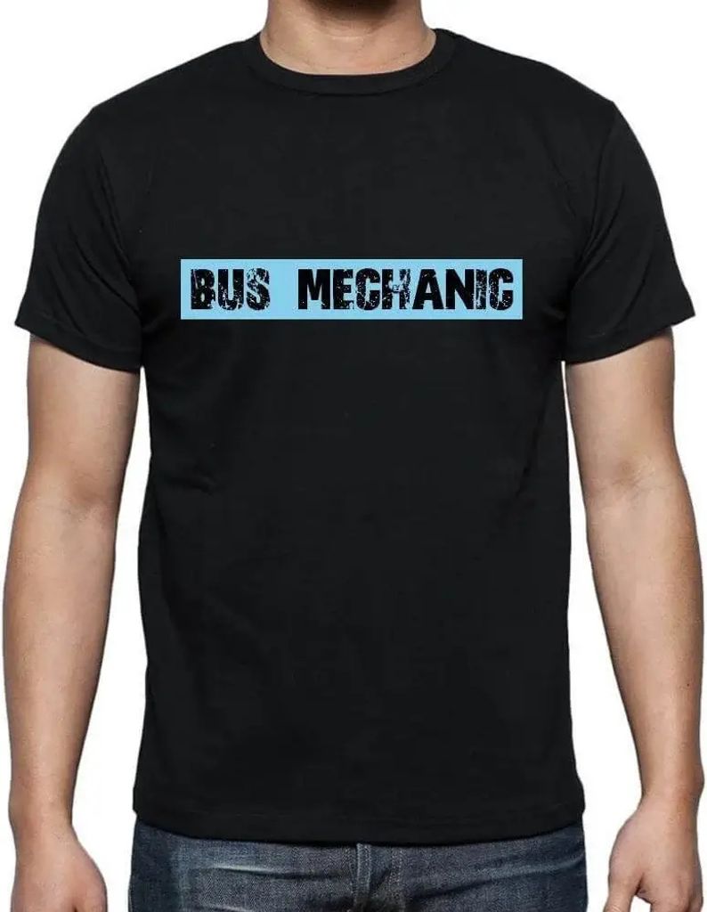 Herren Grafik T-Shirt Busmechaniker/in Beruf – Bus Mechanic Occupation – Öko-Verantwortlich Vintage Jahrgang Kurzarm Lustige Druck Geburtstag ...